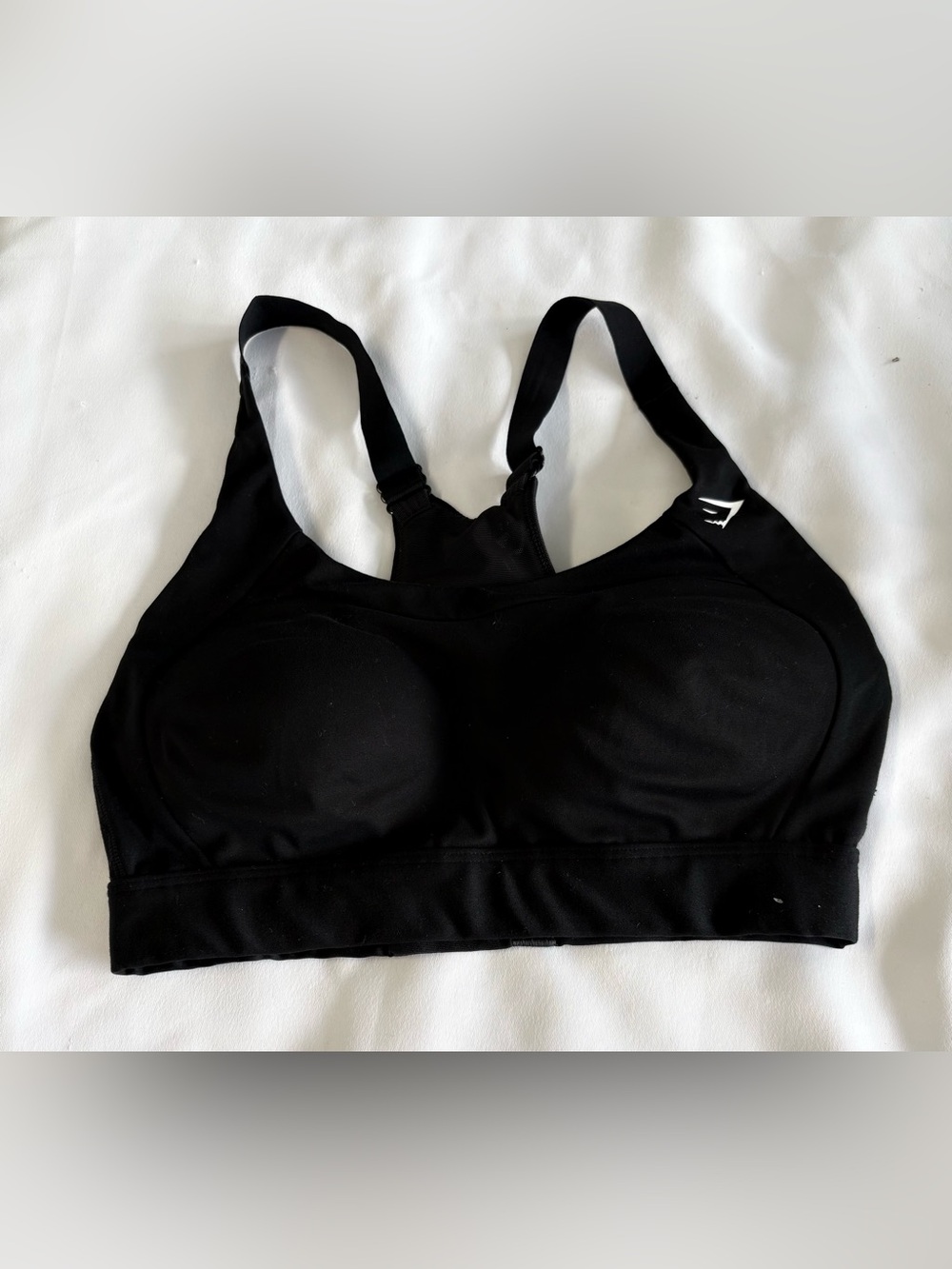 Gymshark Black Padded Racerback Sports Bra